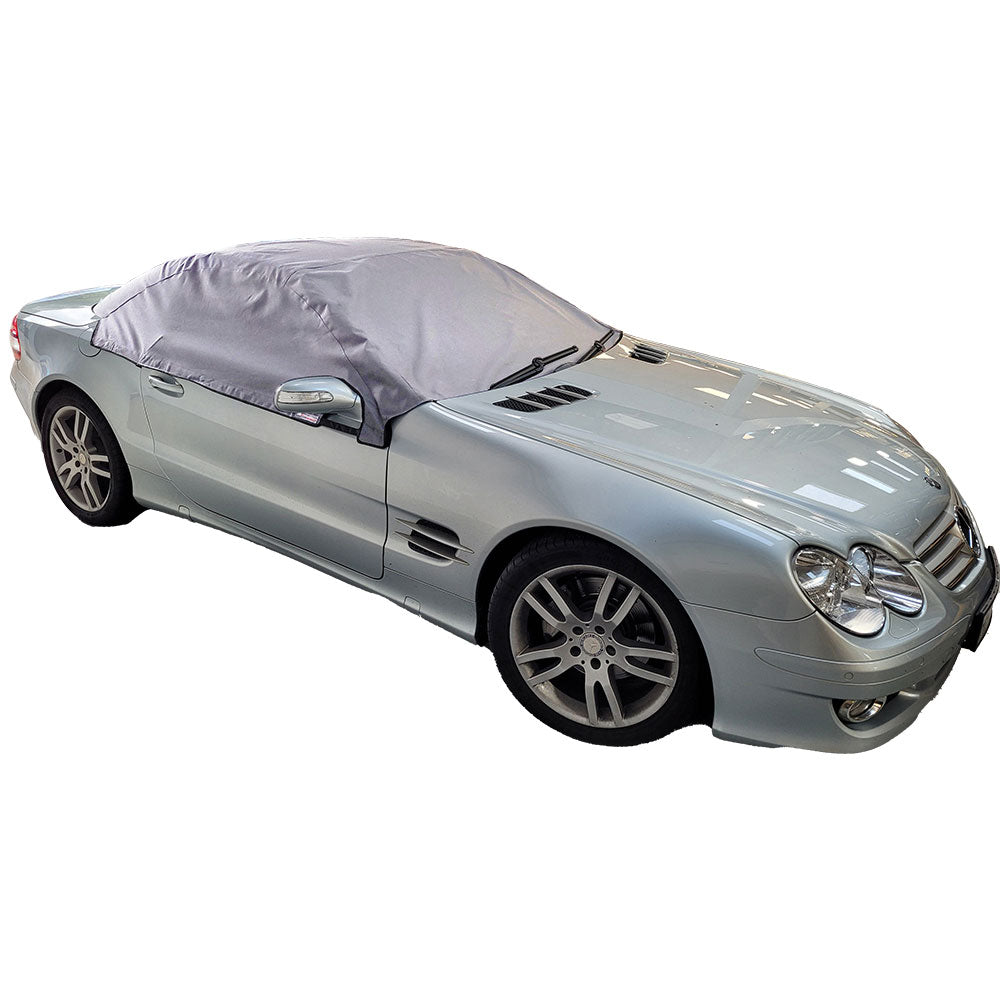 Demi-couverture de protection de toit rigide pour Mercedes SL (Classe SL) R230 - 2001 à 2011 (579G) - GRIS