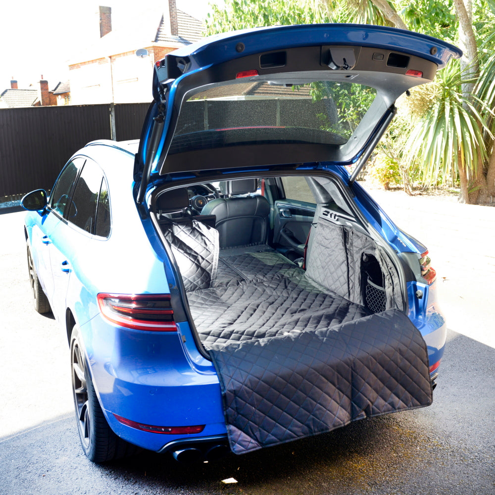 Doublure de coffre matelassée sur mesure pour Porsche Macan générations 1 et 2 à partir de 2014 (629)