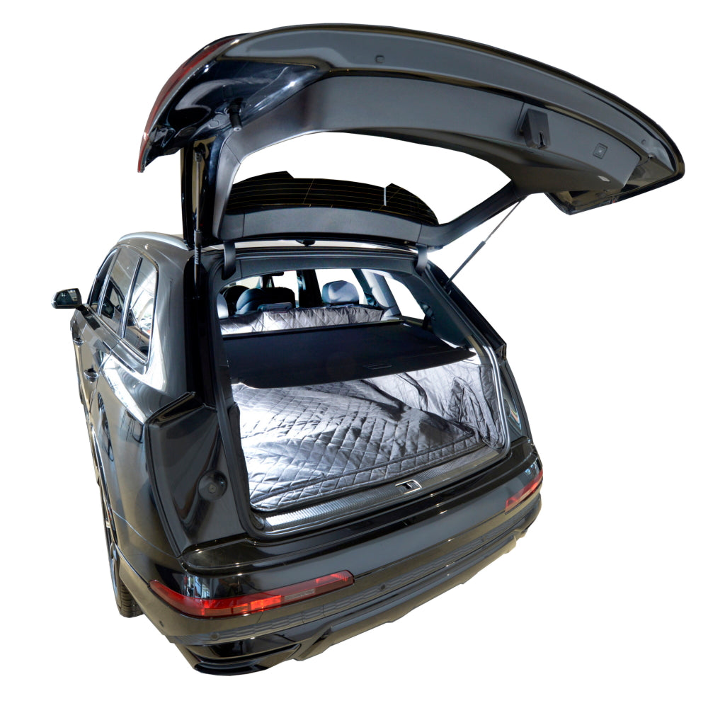 Doublure de coffre matelassée sur mesure pour l'Audi Q7 (7 places) Génération 2 - à partir de 2015 (635)
