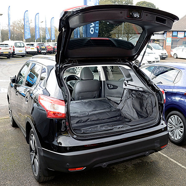 Custom Fit Cargo Liner for Nissan Rogue Sport / Qashqai 5 Seater Low Floor Version - Tailored & Waterproof - J11 2013 onwards (254)