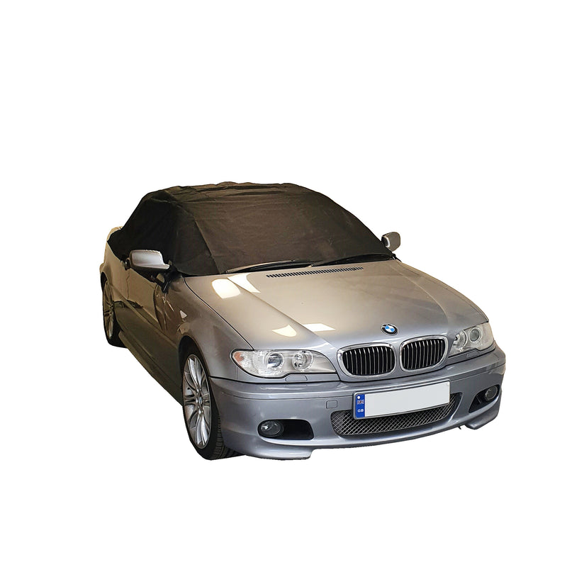 Soft Top Roof Half Cover for BMW E46 - 1999 to 2005 (571) - BLACK