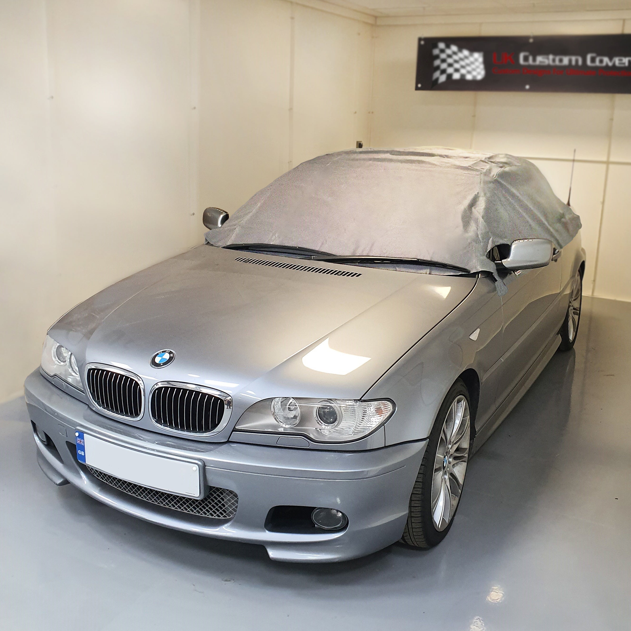 Soft Top Roof Half Cover for BMW E46 - 1999 to 2005 (571G) - GREY