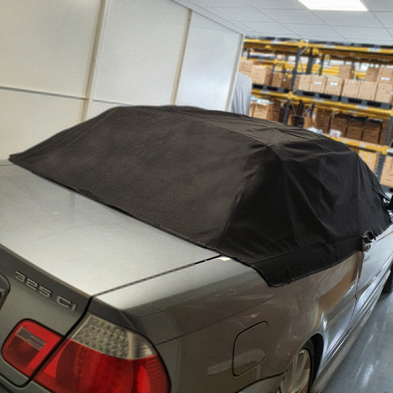 Soft Top Roof Half Cover for BMW E46 - 1999 to 2005 (571) - BLACK