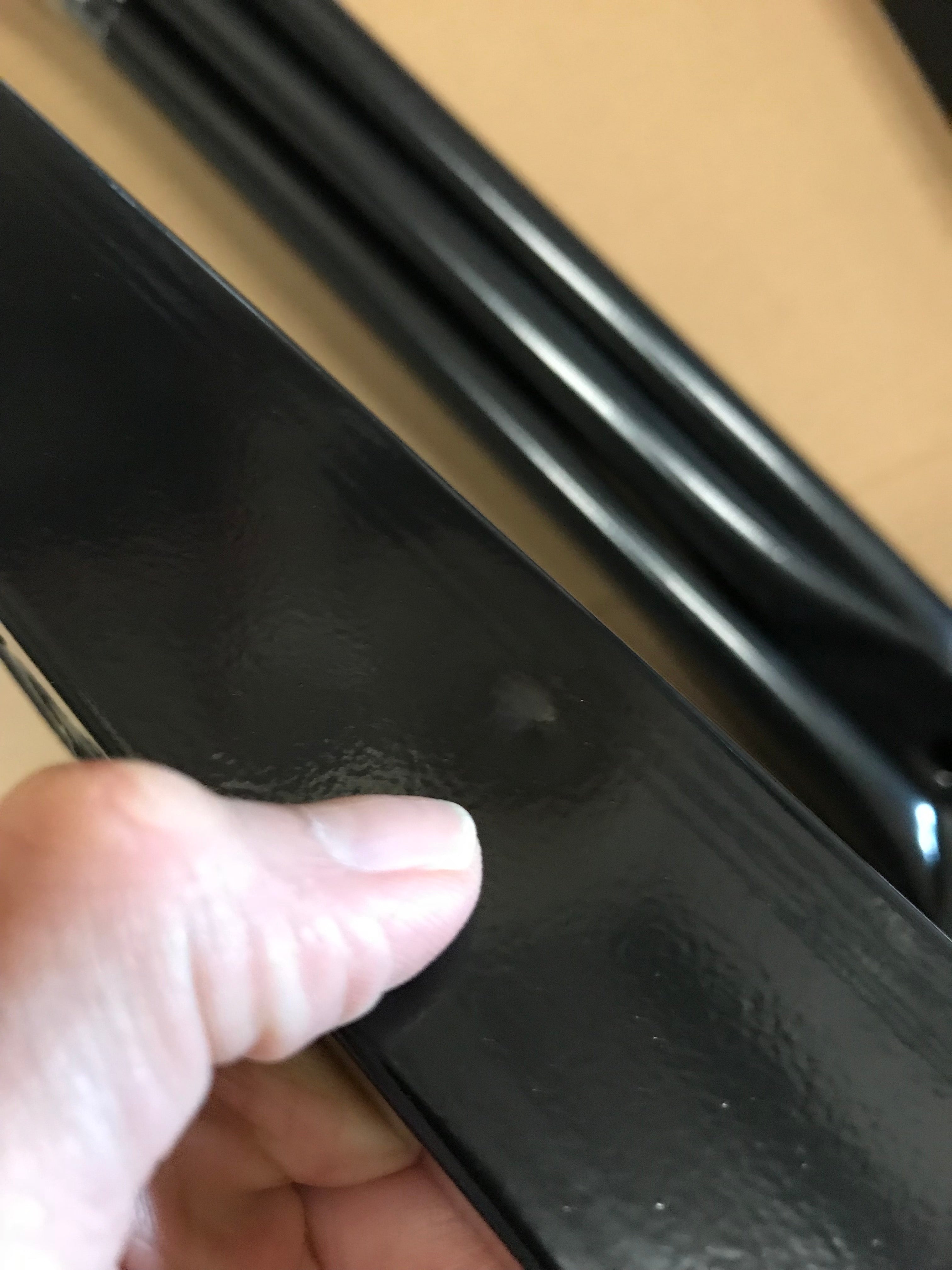 Estante de almacenamiento con soporte de techo rígido resistente (negro) con arnés de seguridad - SEGUNDO DE FÁBRICA (050Bx)