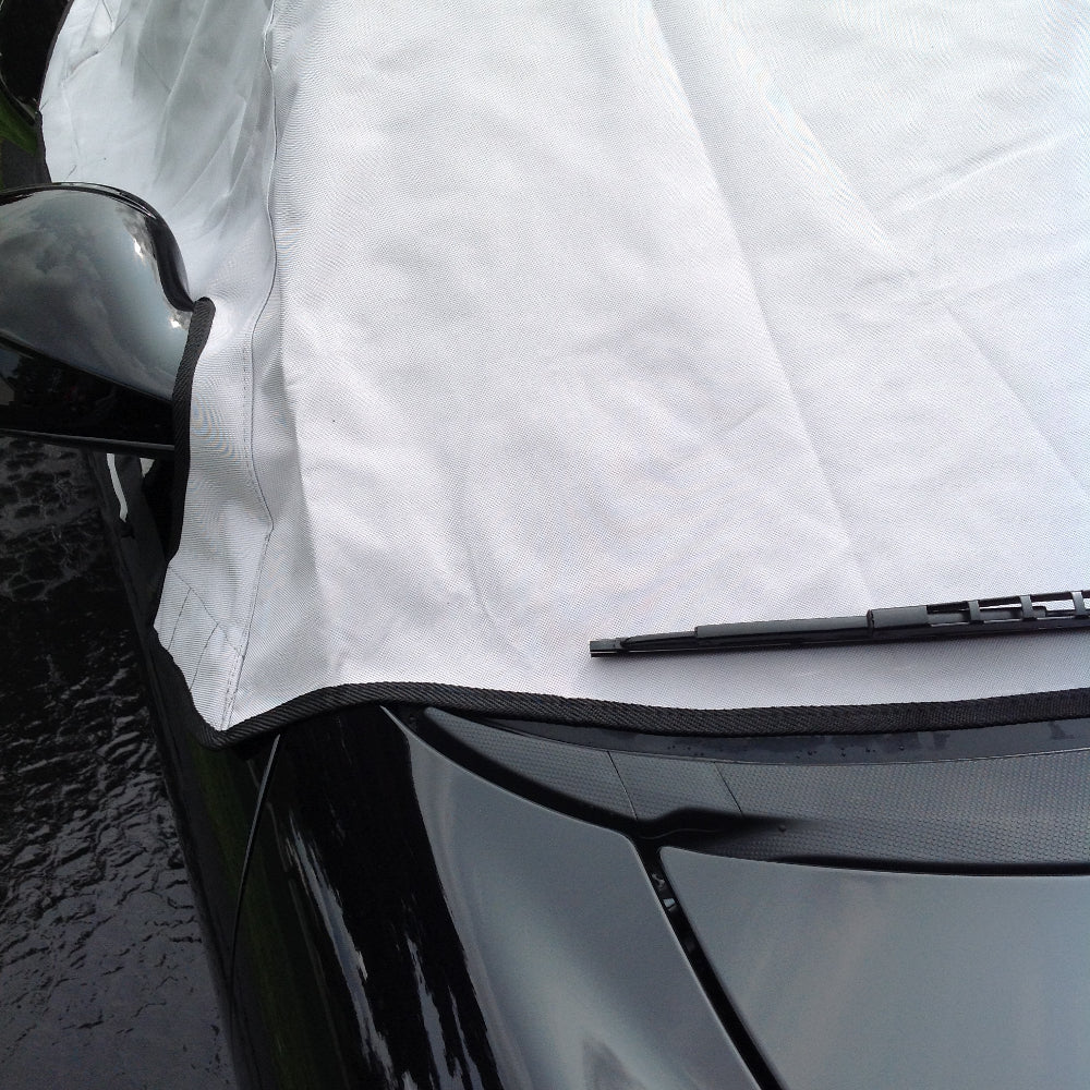 Demi-couverture de protection de toit souple pour Porsche Boxster 987 - 2005 à 2012 (114G) - GRIS