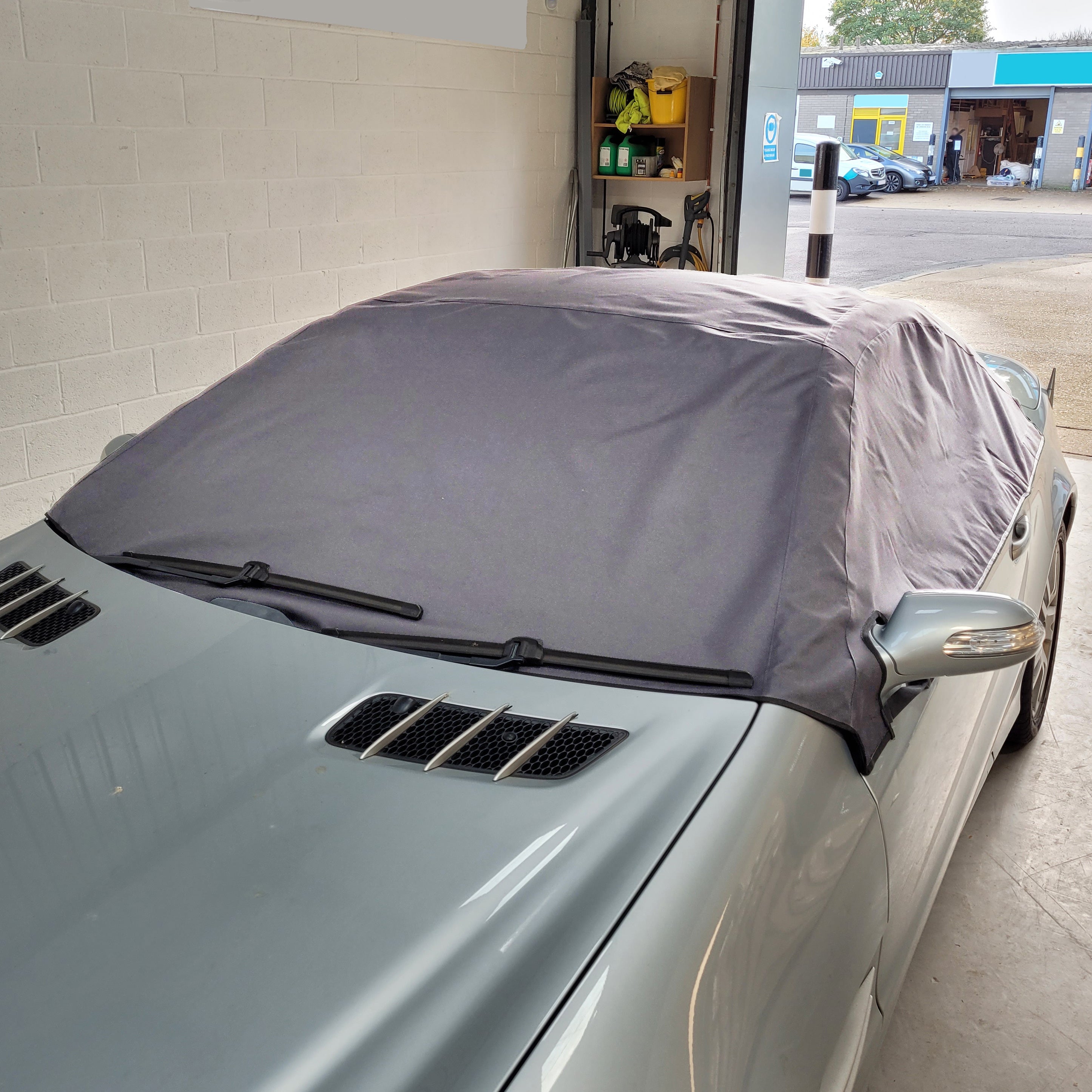 Demi-couverture de protection de toit rigide pour Mercedes SL (Classe SL) R230 - 2001 à 2011 (579G) - GRIS