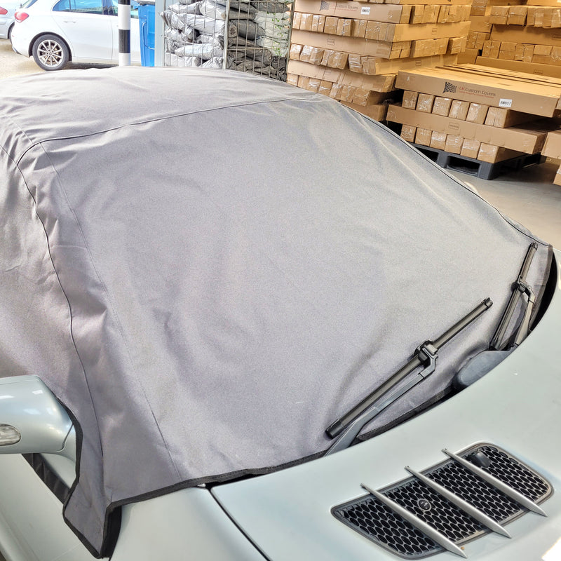 Hard Top Roof Protector Half Cover for Mercedes SL (SL Class) R230 - 2001 to 2011 (579G) - GREY