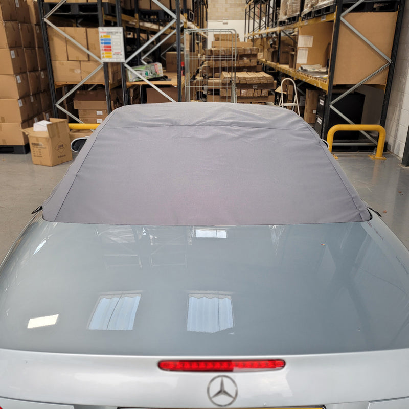Hard Top Roof Protector Half Cover for Mercedes SL (SL Class) R230 - 2001 to 2011 (579G) - GREY