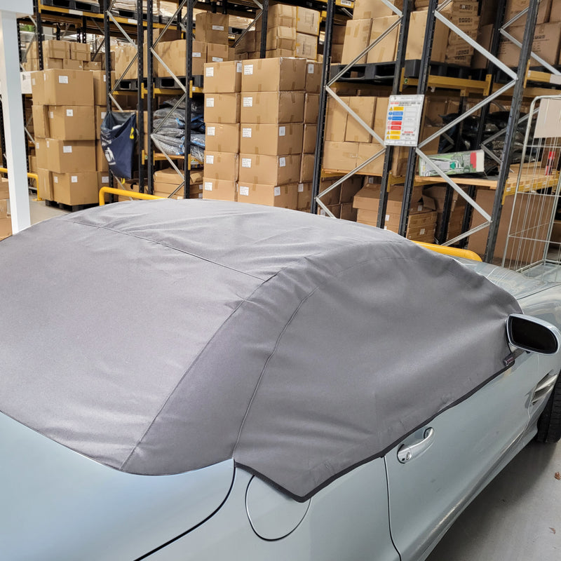 Hard Top Roof Protector Half Cover for Mercedes SL (SL Class) R230 - 2001 to 2011 (579G) - GREY
