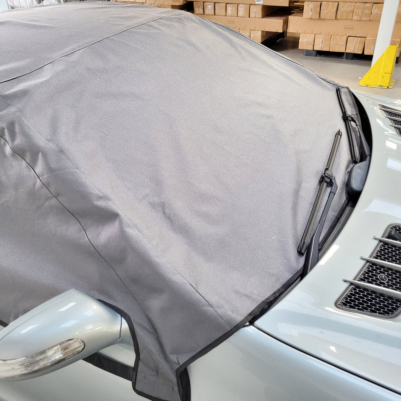 Hard Top Roof Protector Half Cover for Mercedes SL (SL Class) R230 - 2001 to 2011 (579G) - GREY