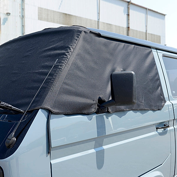 Screen Wrap Frost Cover for VW Vanagon Bus Camper Post-Type 2 T3 / T25 - BLACK - 1979 to 1992 (295B)